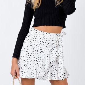 Kiana Mini Skirt White